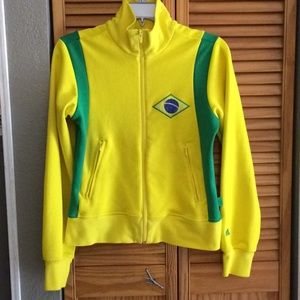 Brazil Soccer Jacket Adidas S